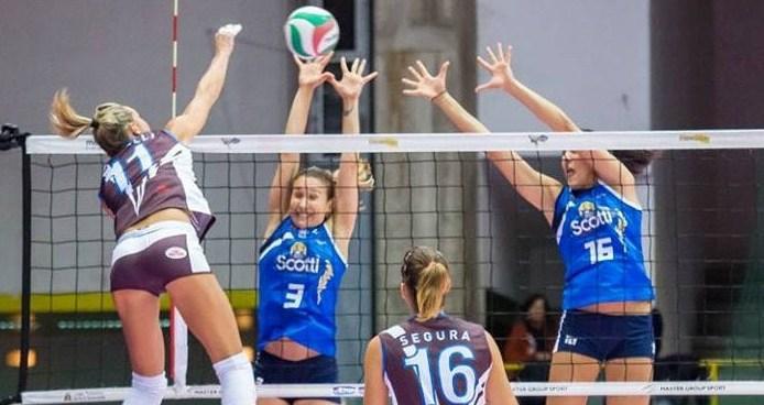 Volley stellare con il trofeo Geovillage 