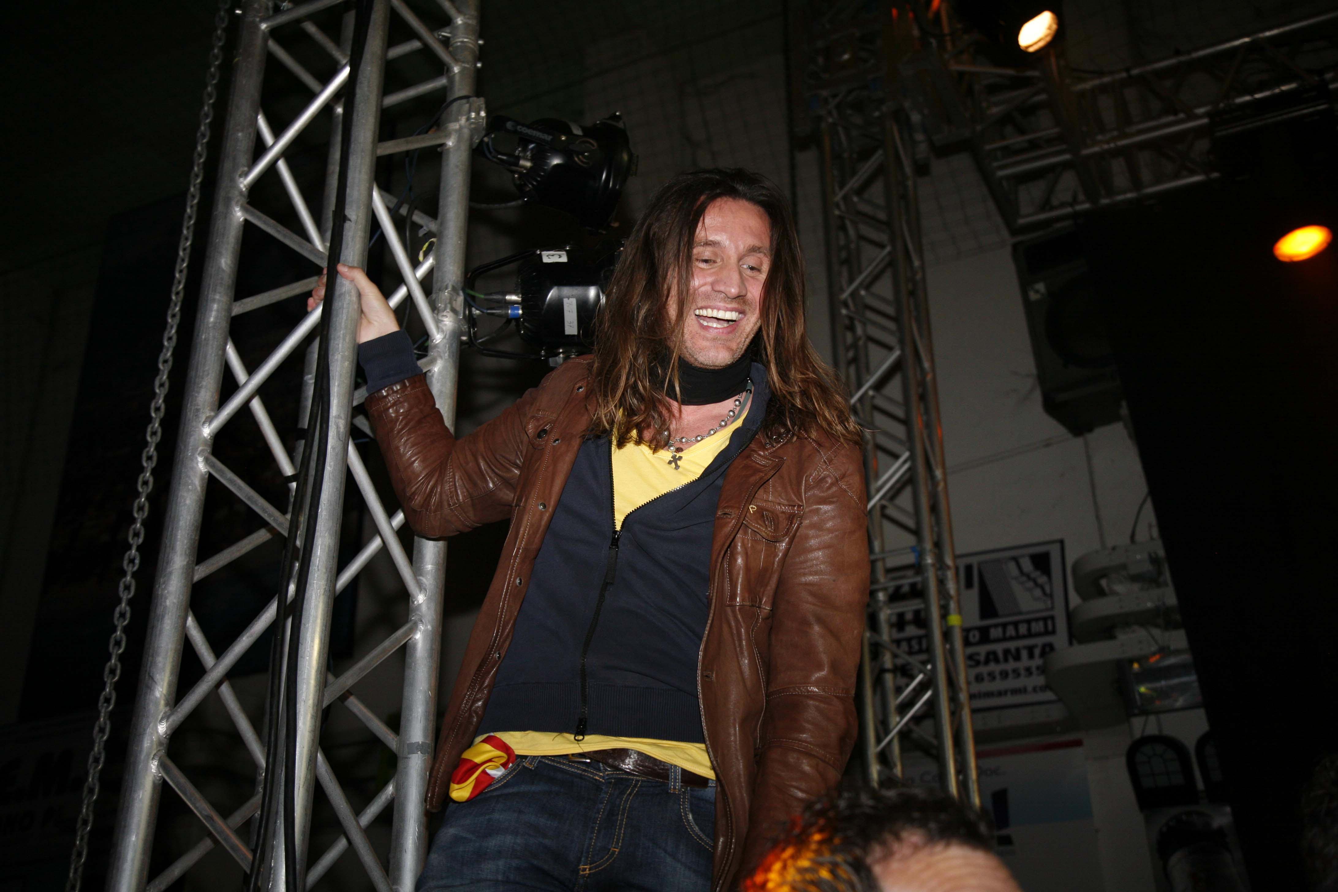 Il cantante Povia