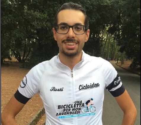 Salvo dopo l'operazione va in bici da Livorno a Roma per solidarietà 