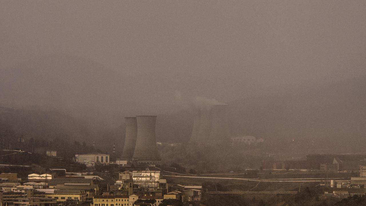 Una veduta di Larderello
