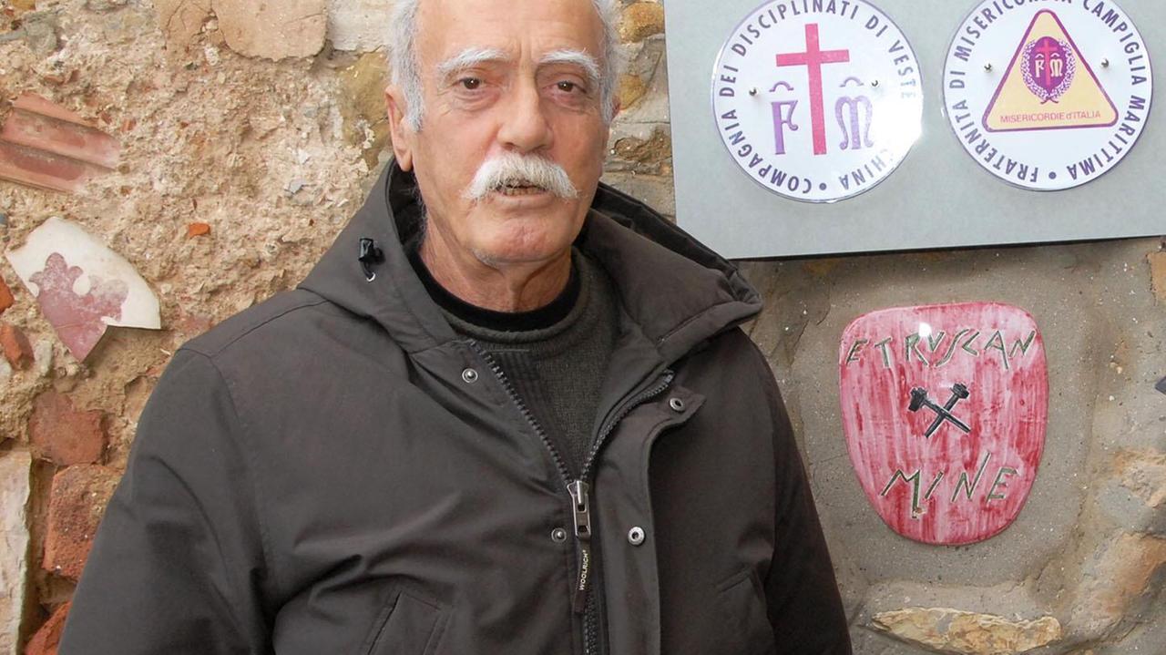 Leandro Paladini dal 1994 era governatore della Misericordia di Campiglia (PaBar)