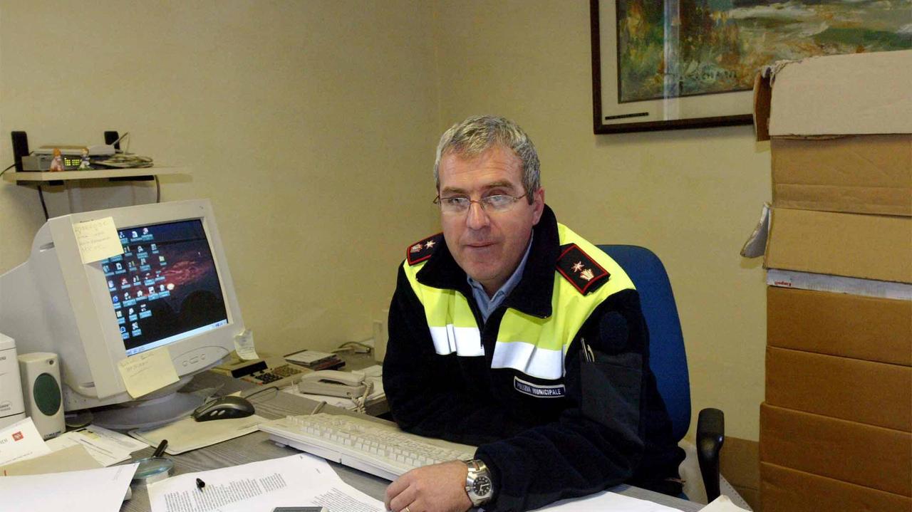Il comandante territoriale dei vigili di Vinci, Paolo Masini