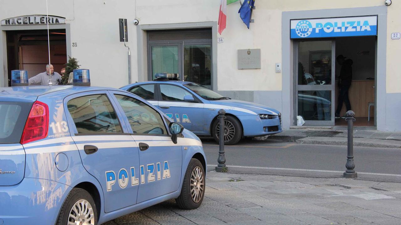 Il posto di polizia in piazza Duomo