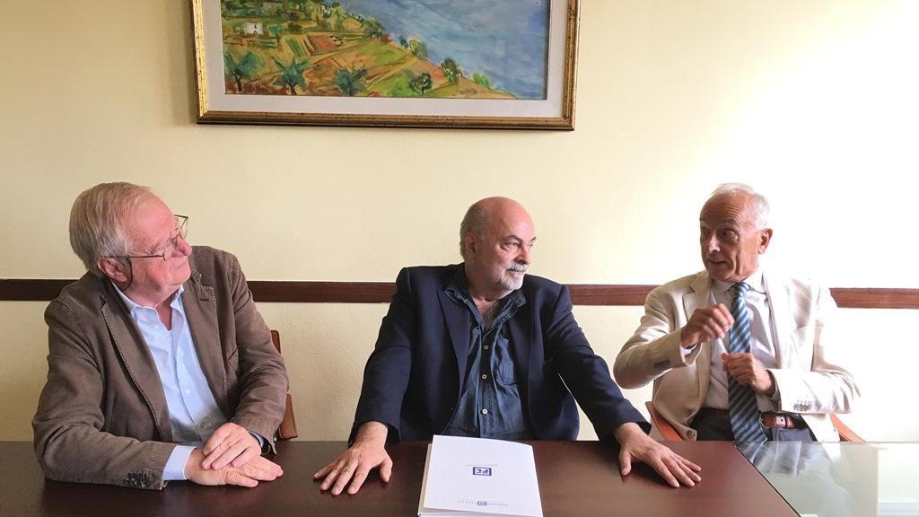 Il comitato direttivo della Fondazione alla presentazione del convegno