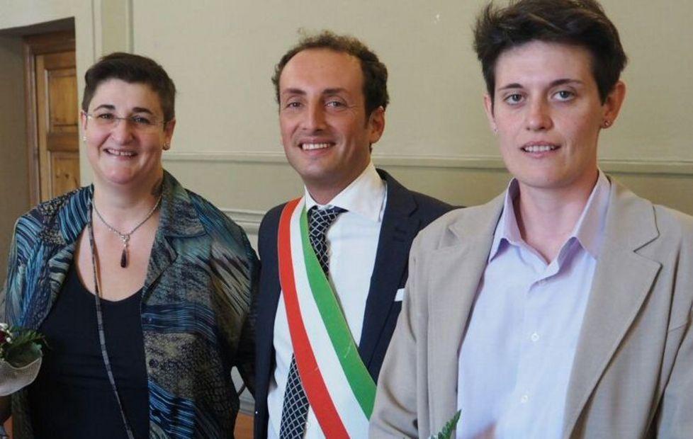 Patrizia e Angelica prima unione civile di Camaiore 