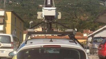 La macchina di Google Map a Pietrasanta