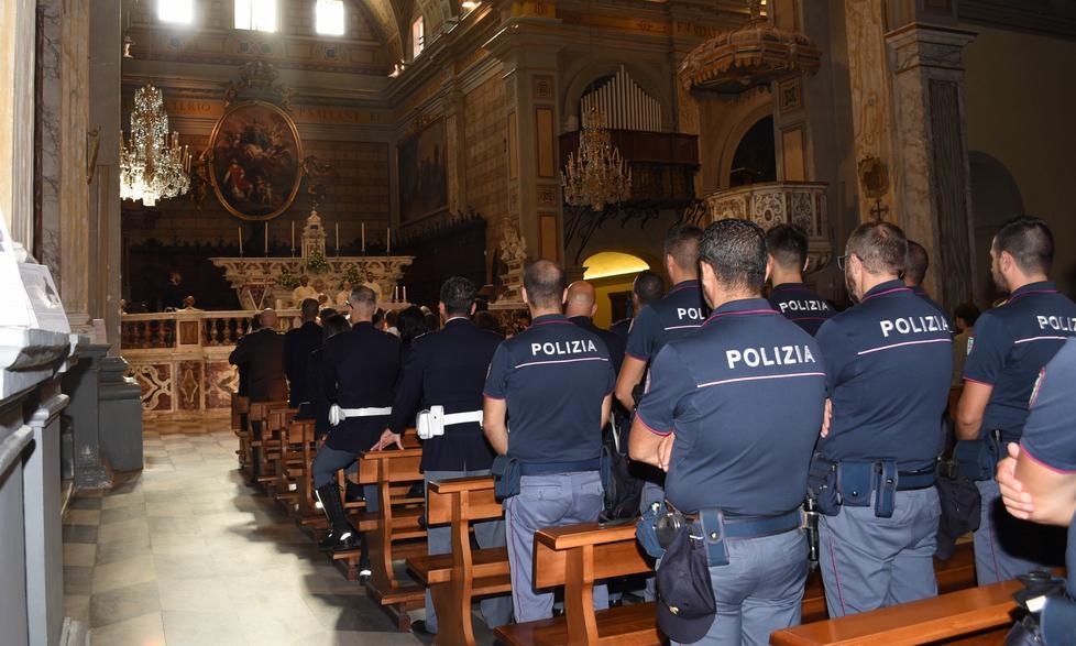 La polizia in festa per il patrono