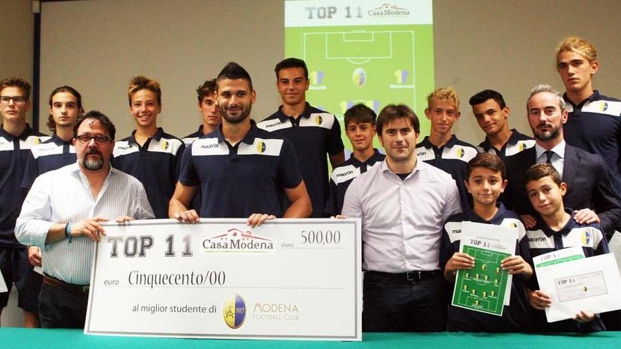 Premiati i baby giocatori canarini con la miglior media scolastica