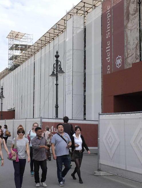 Sinopie, iniziata la rimozione del cantiere 