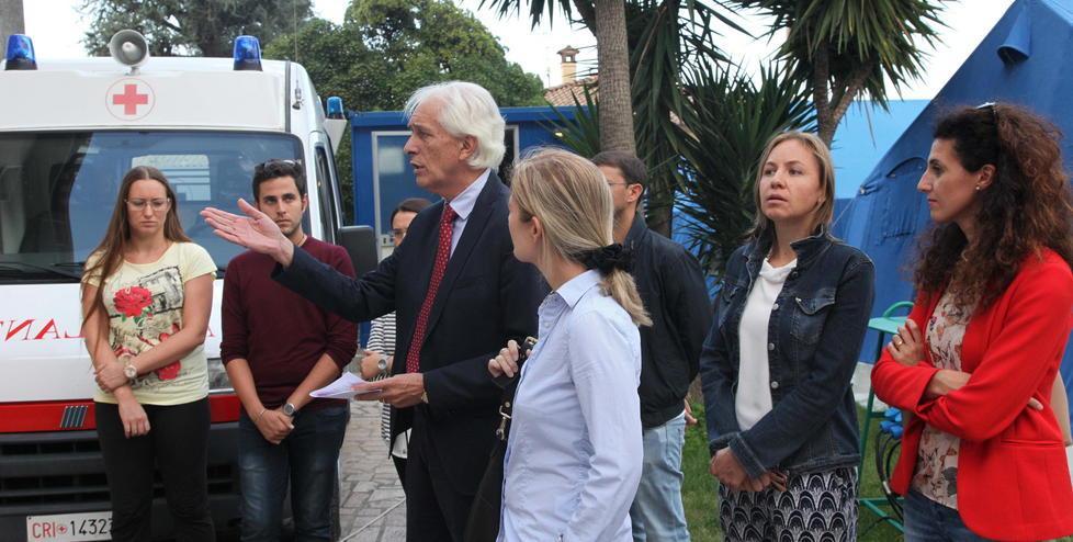 I migranti lasciano la tendopoli di Ripa 