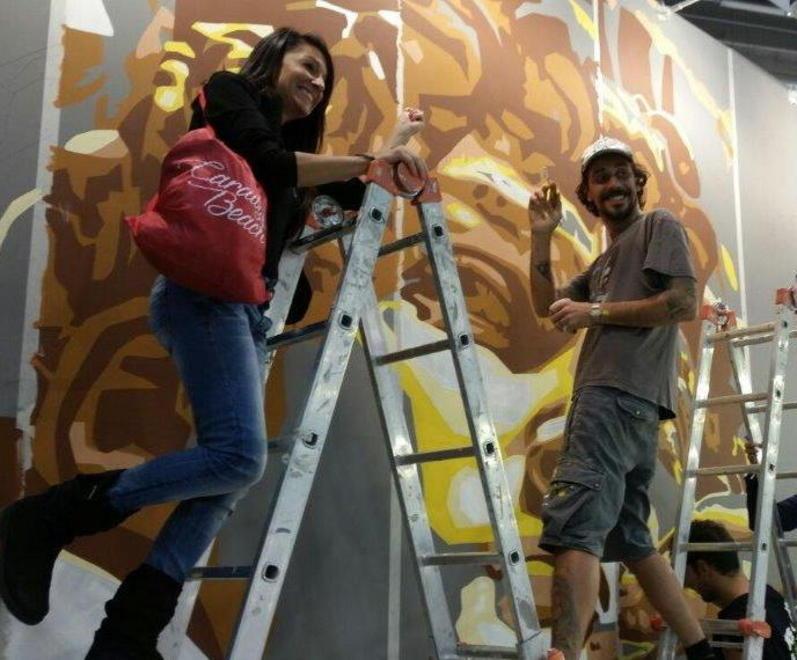 Un murale di 28 metri per “Giotto” 