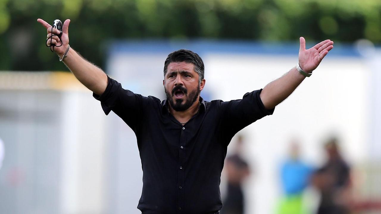 Il mister Rino Gattuso