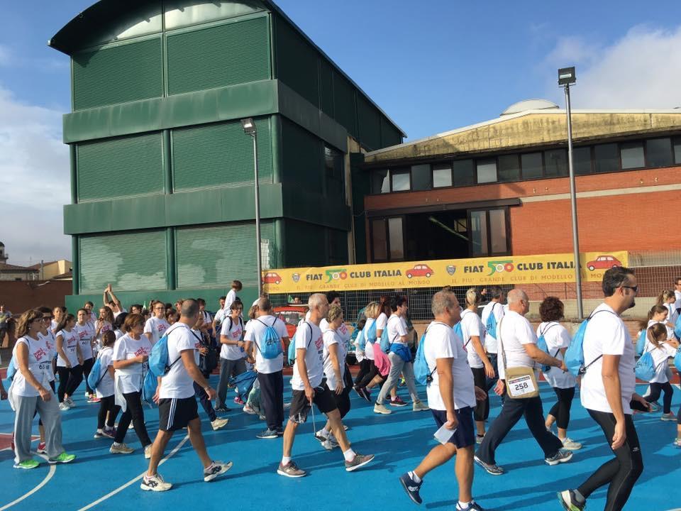 Un momento della Prato Urban Run