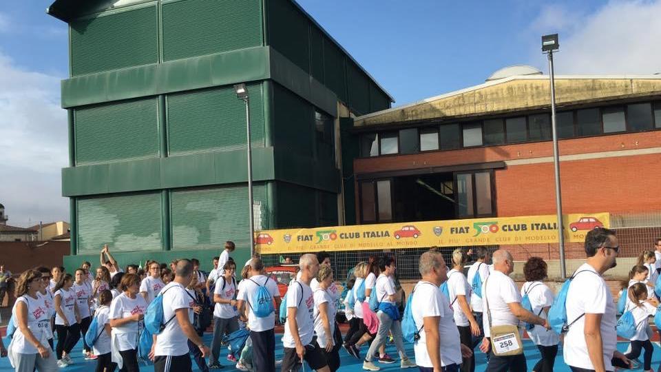 Un momento della Prato Urban Run