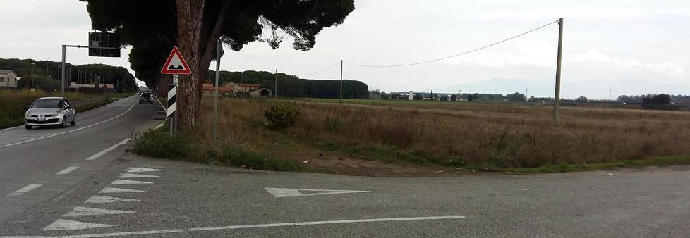 Una maxi rotatoria a Camp Darby 