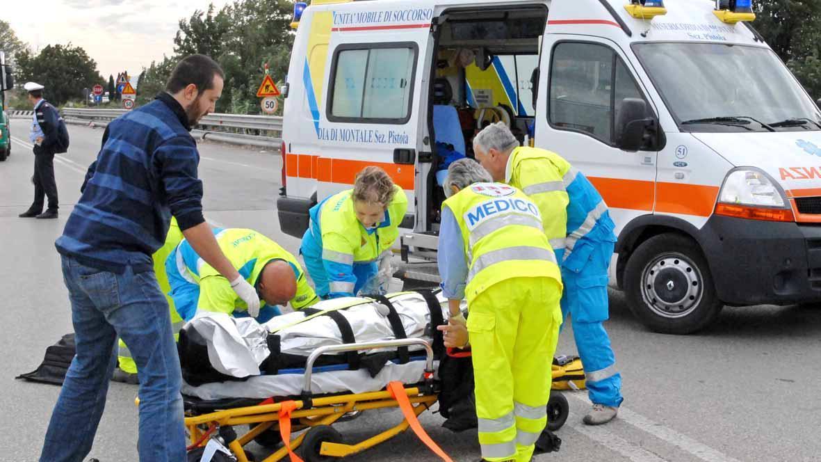Un intervento della Misericordia di Quarrata (archivio)