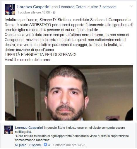 Il post che ha fatto scoppiare il caso