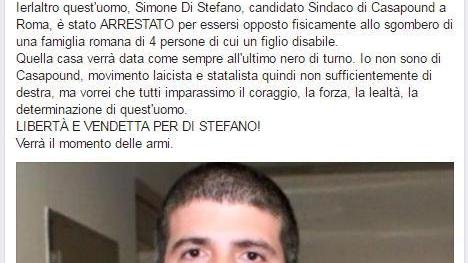 Il post che ha fatto scoppiare il caso
