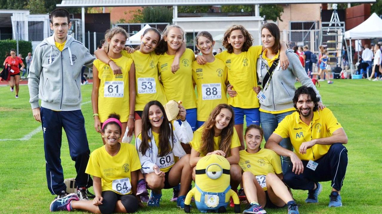 La squadra femminile dell'Atletica Prato