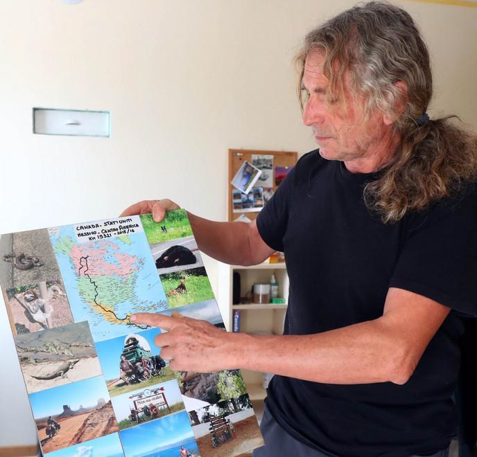 Due ruote attraverso il mondo: «Viaggiare significa libertà» 