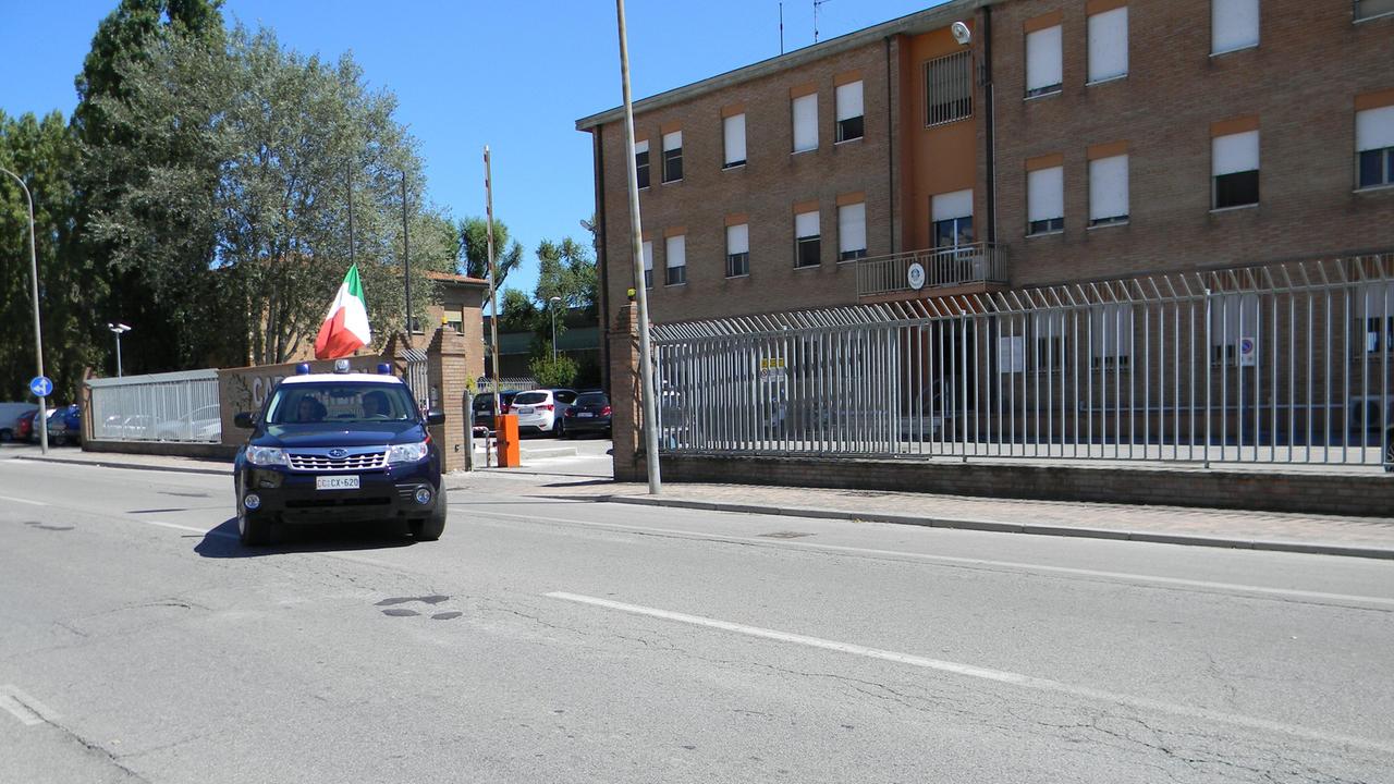 La caserma dei carabinieri di Comacchio