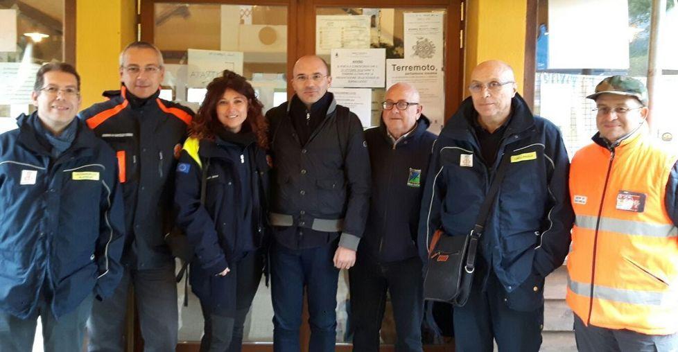 Una delegazione reggiana porta aiuti a Montegallo 