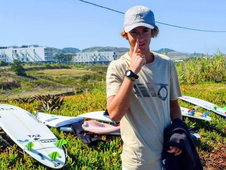 Giannone a quindici anni sfida hawaiani e americani