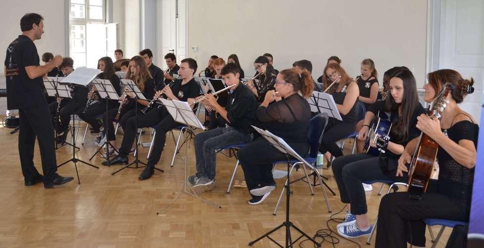 Atleti e musicisti a Weilburg 