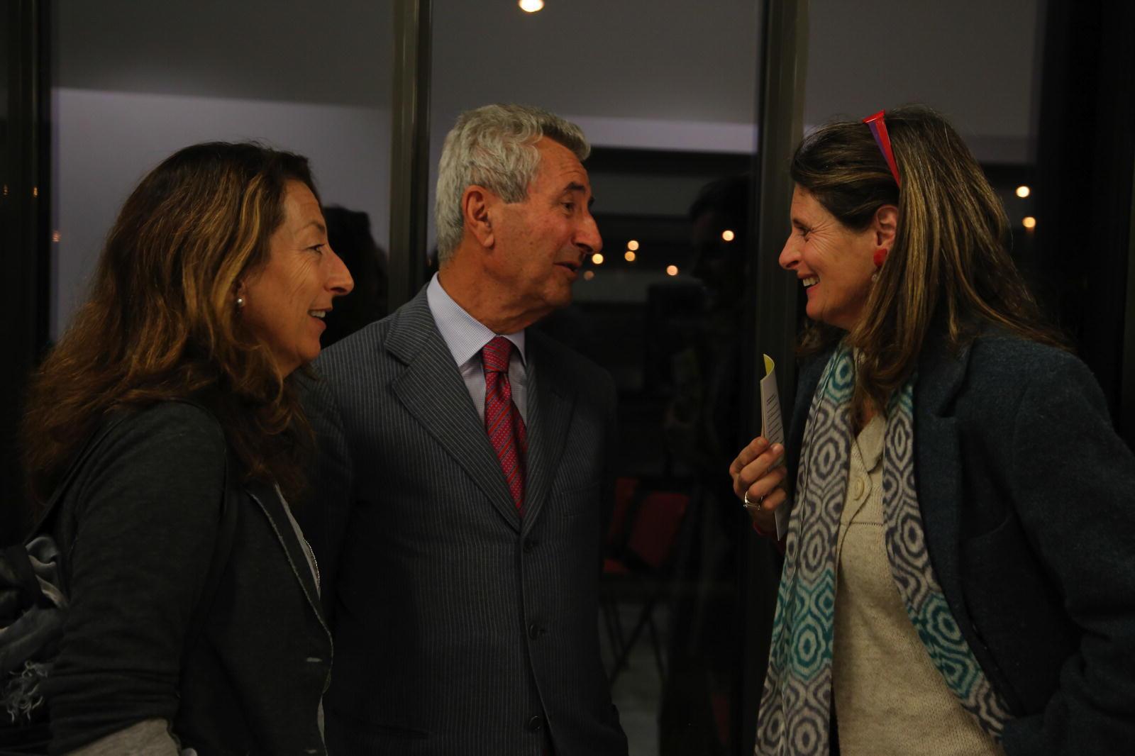 Alberto Pecci tra le nipoti Giovanna e Silvia