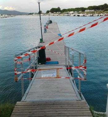Assoluzione per i pontili sul Bruna 