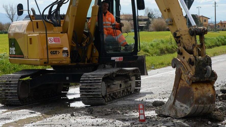 Avanti tutta con i lavori alla via del Parco della Pace