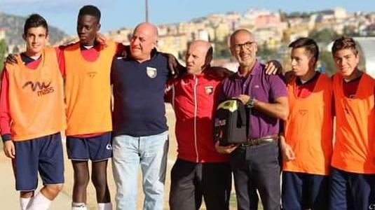 Defibrillatore al campo di Badu ’e Carros