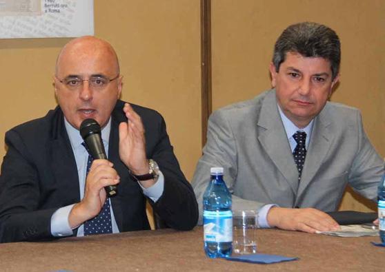 Da sinistra Roberto Bernabò e Luigi Vicinanza