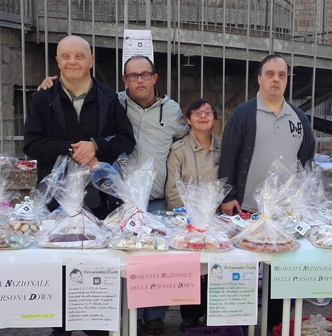 Associazione down: un carico di dolci