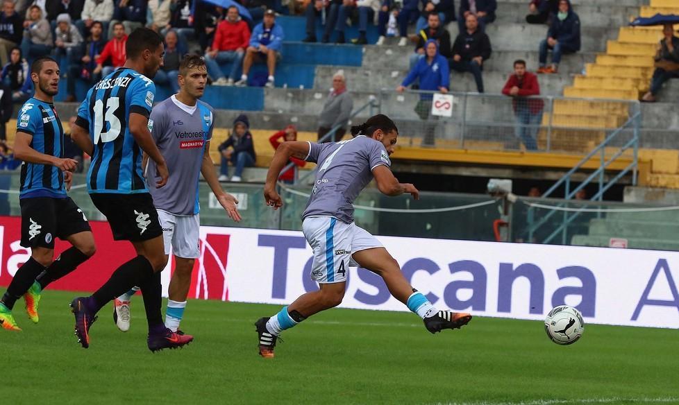 Bordata di Arini nel finale e la Spal affonda il Pisa 