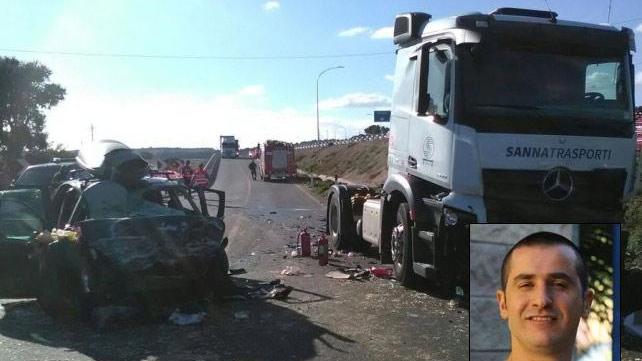Scontro auto-camion sulla Sassari-Olbia, muore un 41enne di Ozieri