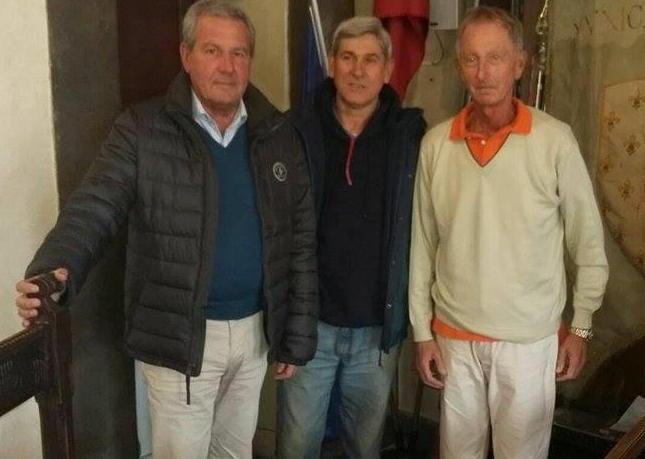 Gianpaolo Pieraccini, Oliviero Franceschi e Luca Biscioni durante la conferenza stampa in municipio