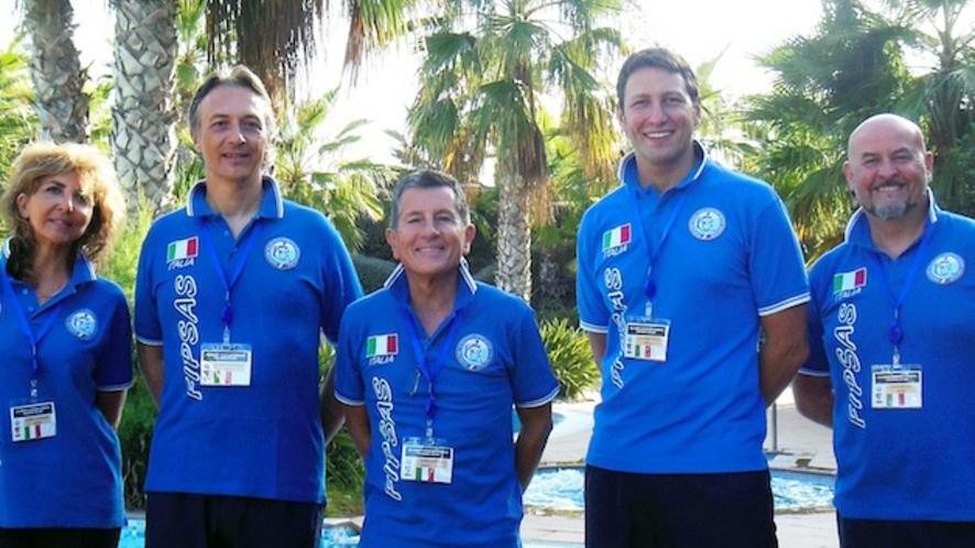 La squadra azzurra di fotografia subacquea