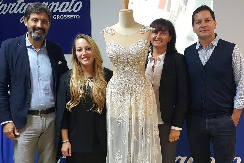 I preziosi abiti di Giada Ghini dalla Maremma a Malaga