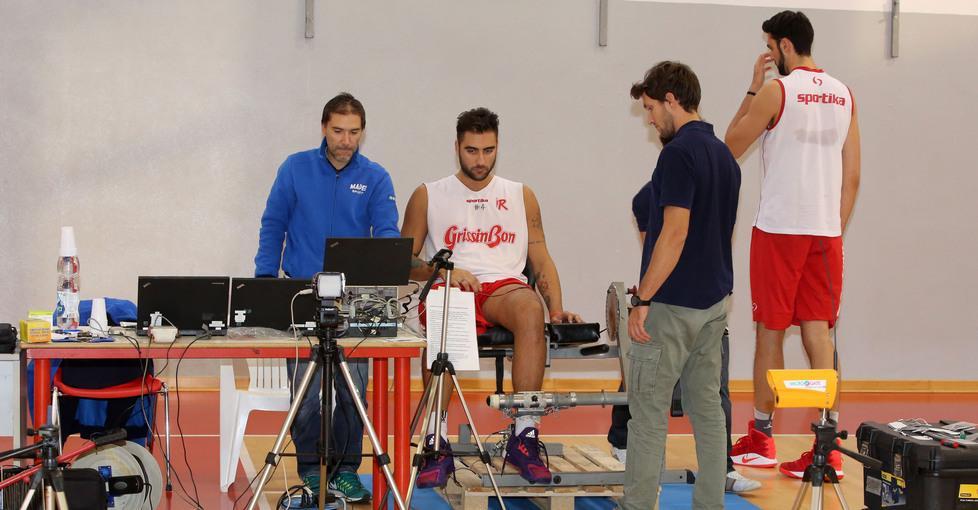 Test atletici all’avanguardia per la truppa biancorossa