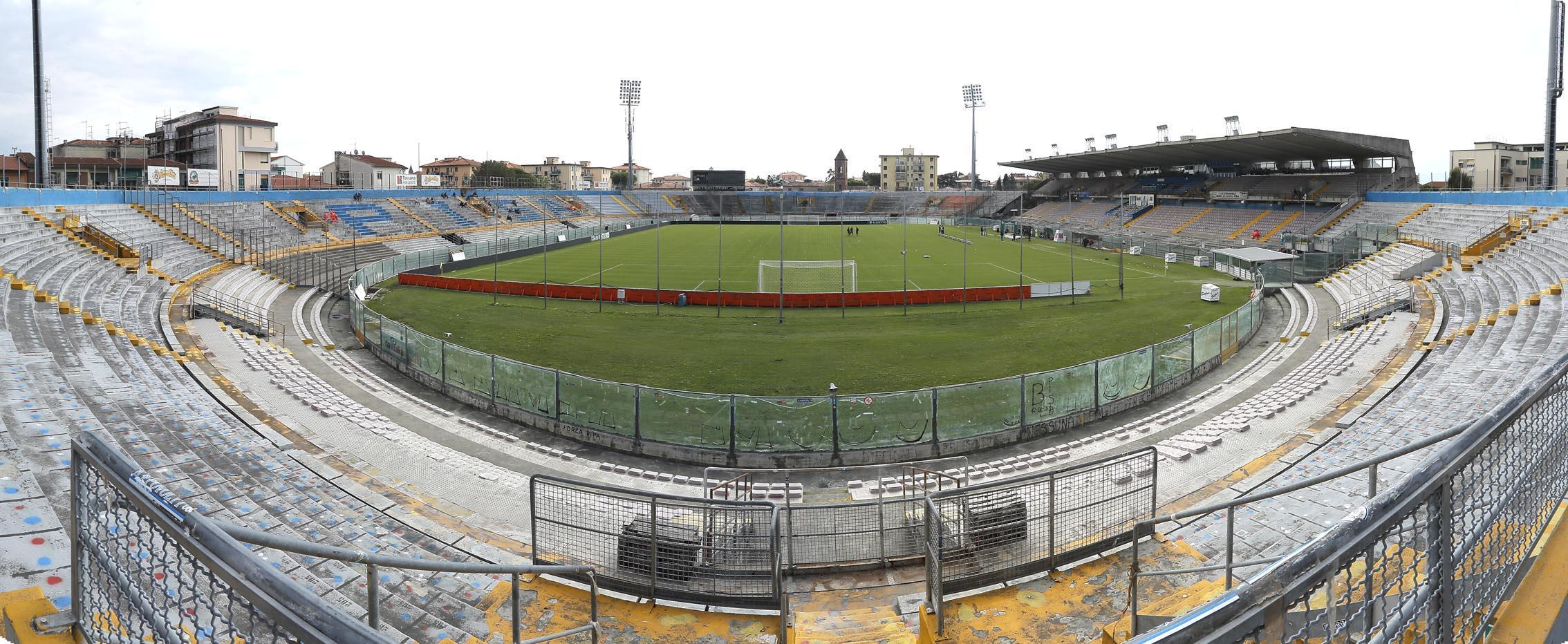 Lo stadio Arena Garibaldi