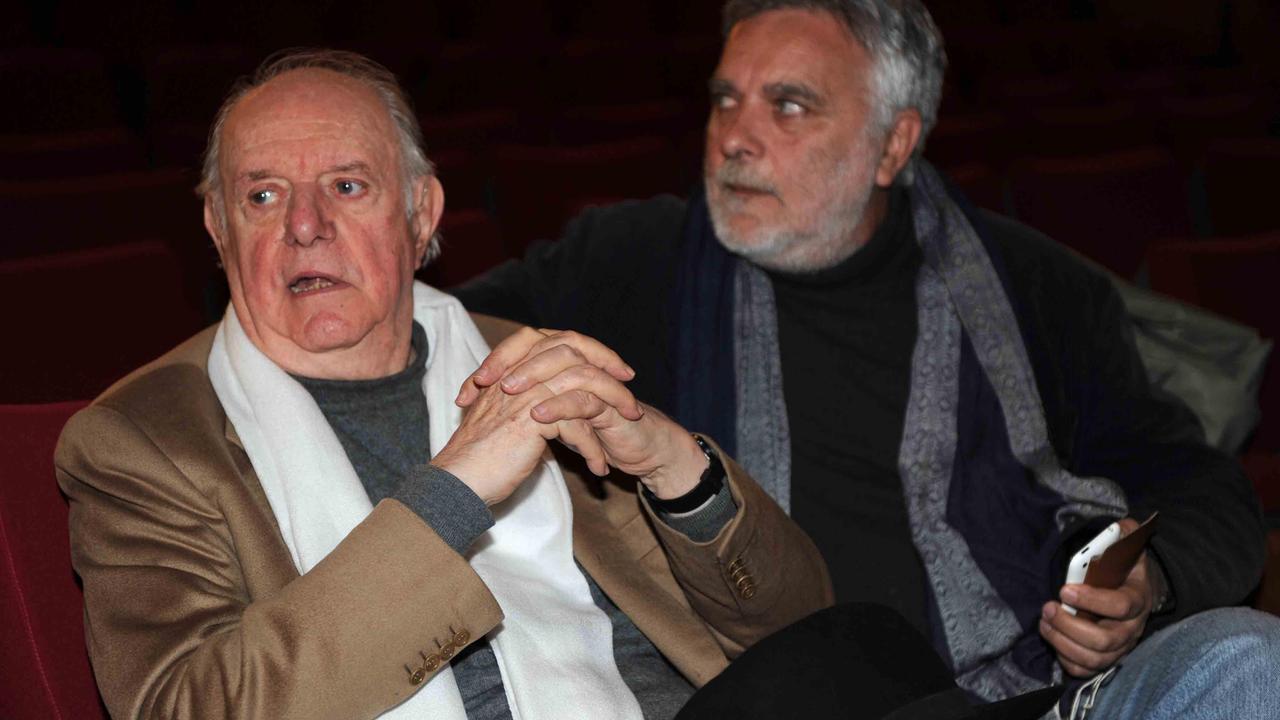 Dario Fo con Roberto Bacci