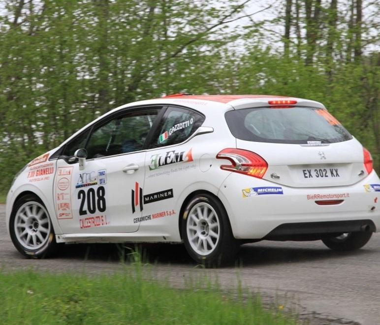 Due Peugeot 208 al Rally Appennino Reggiano