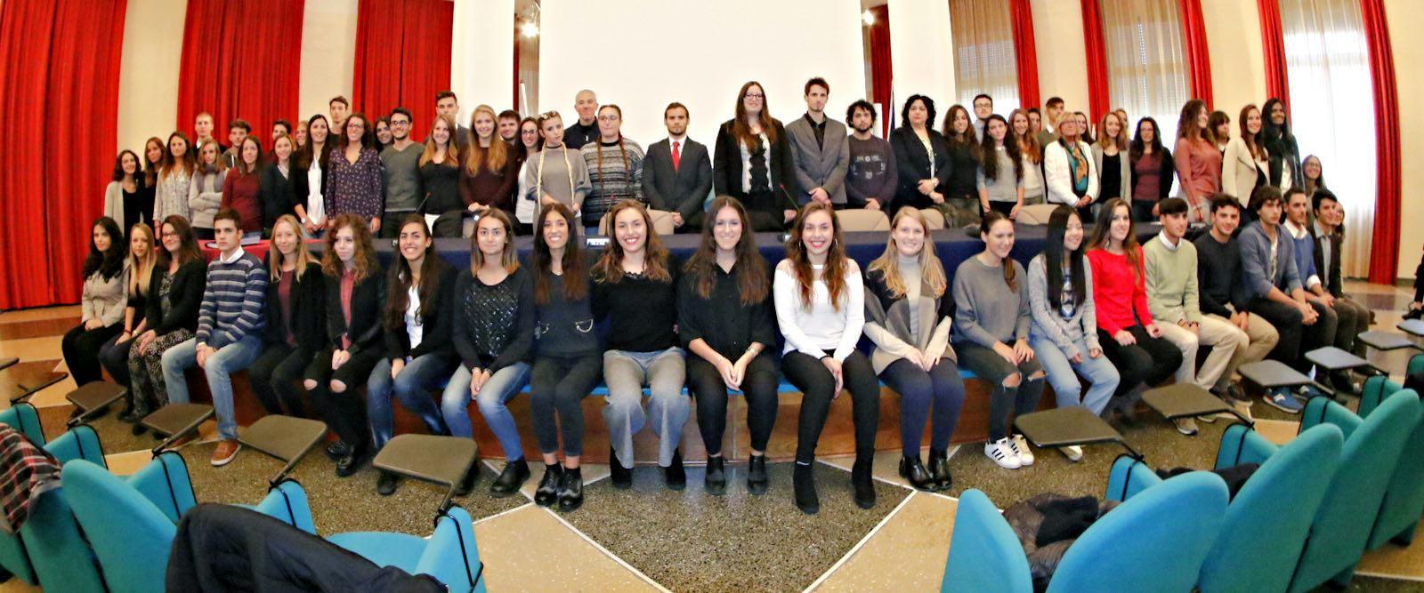 Il gruppo dei centisti (Marzi Pentafoto)