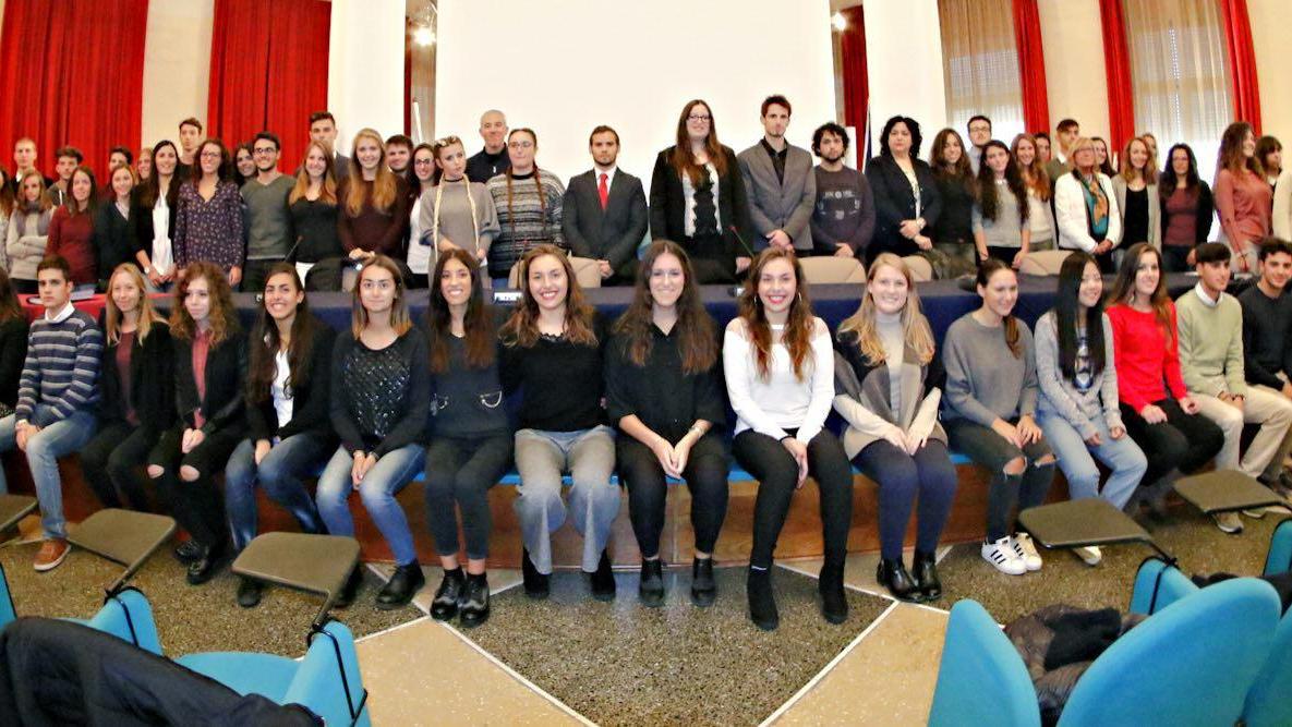 Il gruppo dei centisti (Marzi Pentafoto)