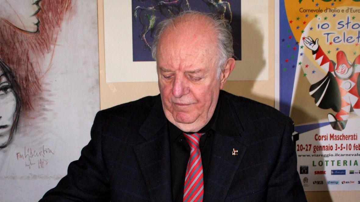 Dario Fo al Carnevale di Viareggio