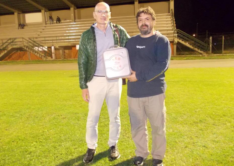Donato defibrillatore alla Santacrocese
