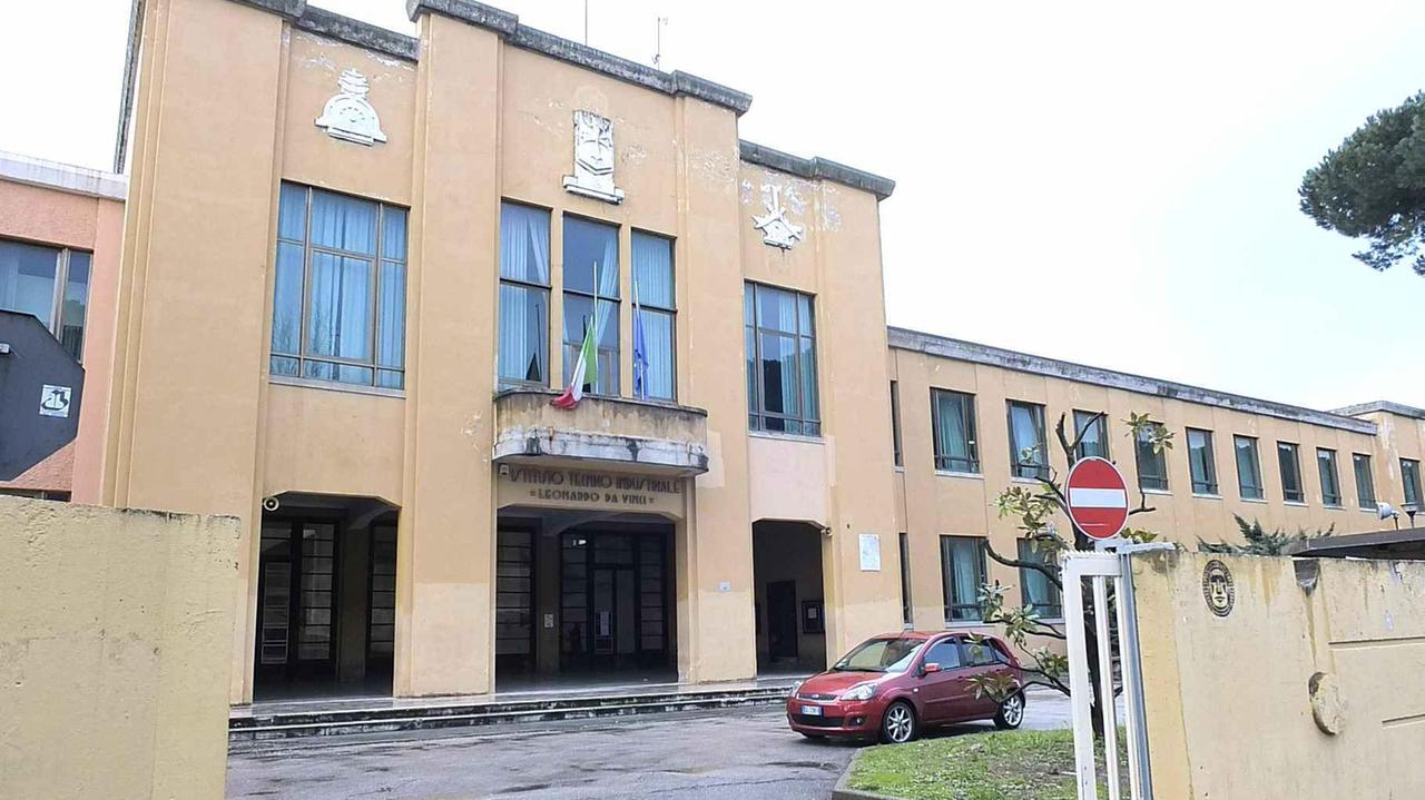 L'ingresso dell'Itis Da Vinci