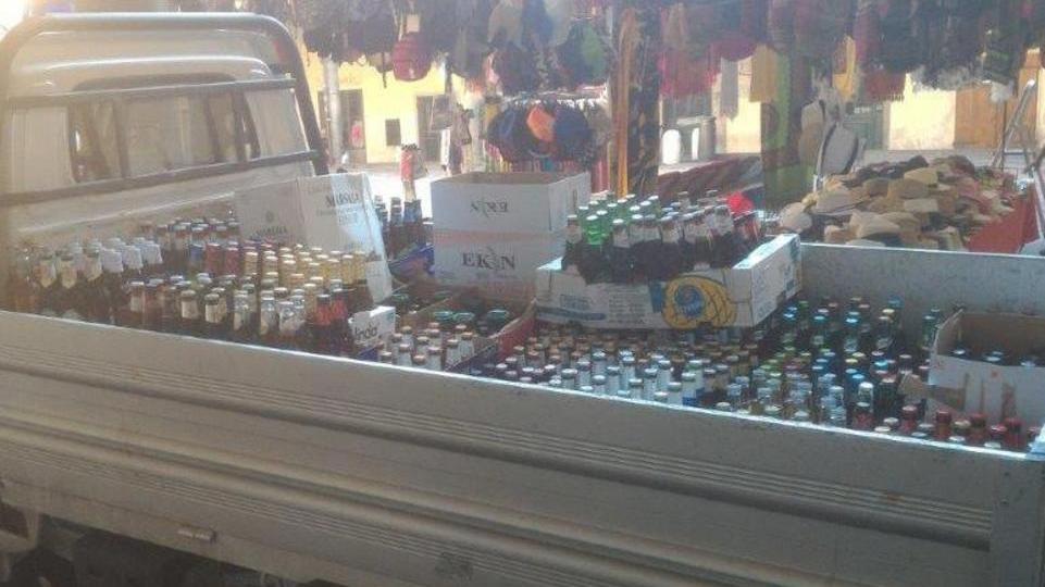 Bottiglie di alcol fredde nuovo maxi sequestro