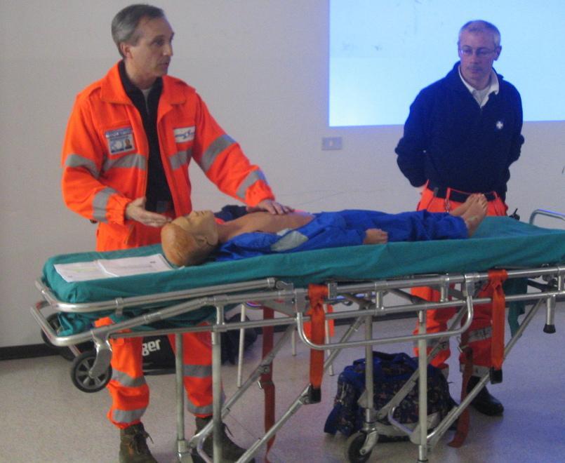 A lezione per il primo soccorso pediatrico